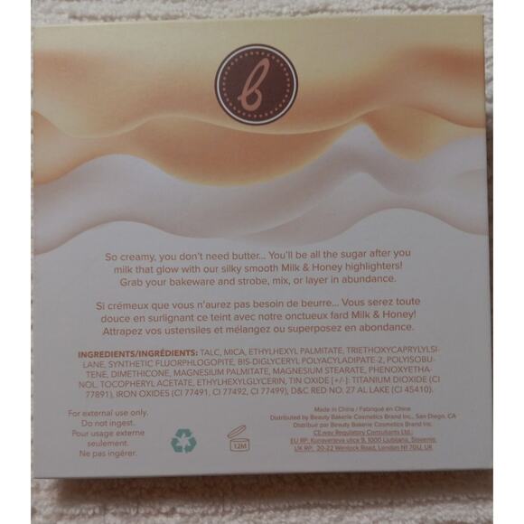 Beauty Bakerie Milk & Honey Highlighter Palette NEW - Picture 3 of 3